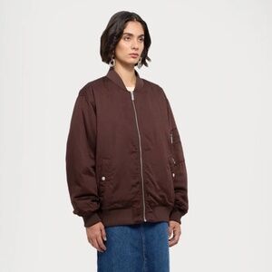 Vanessa Bruno Canada bomber jacket maroon XS/S